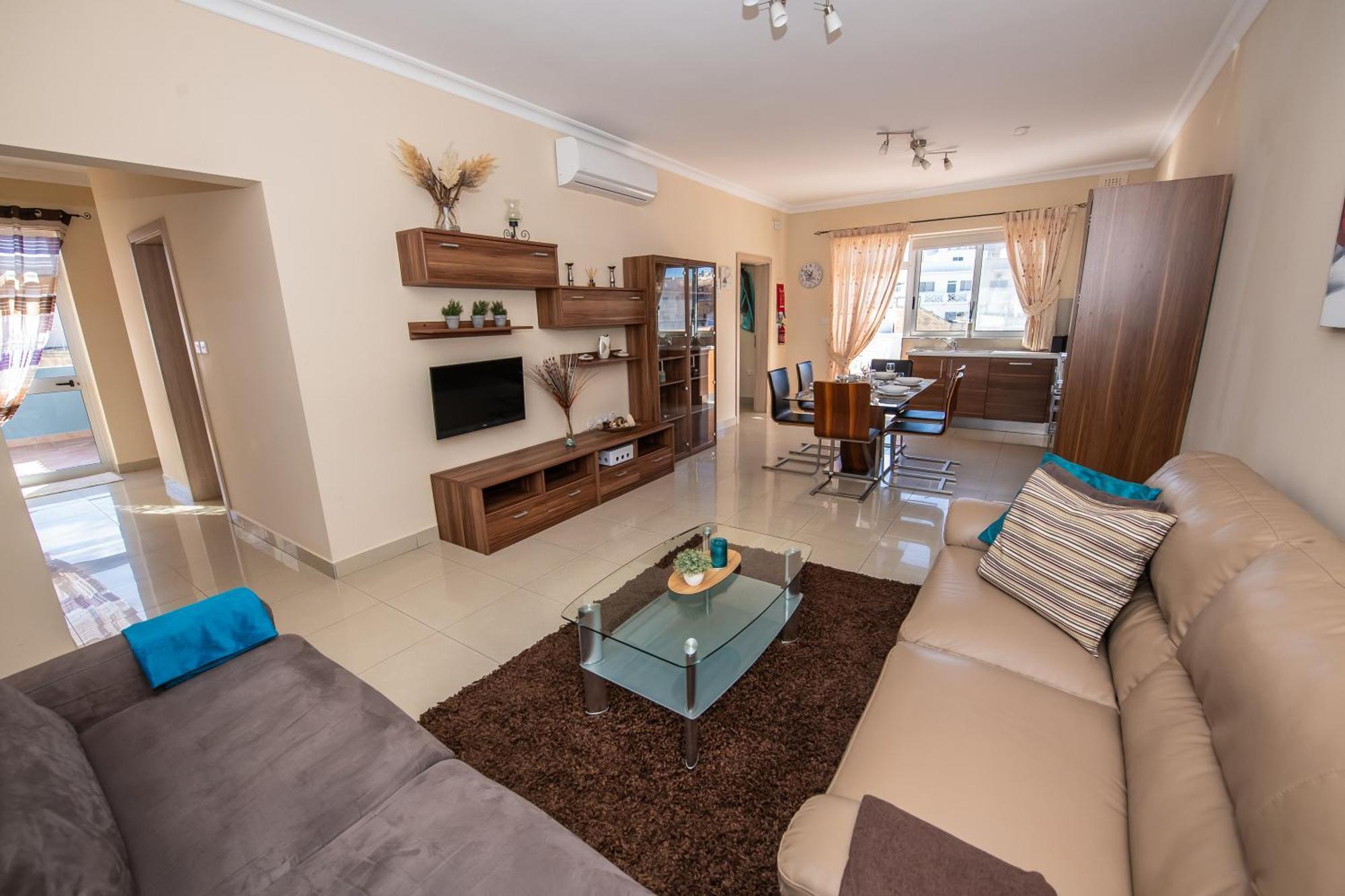 Apartamento Francis Flats Modern Penthouse Mellieħa Exterior foto